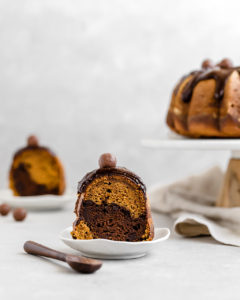 Pumpkin Chocolate Swirl Bundt Cake