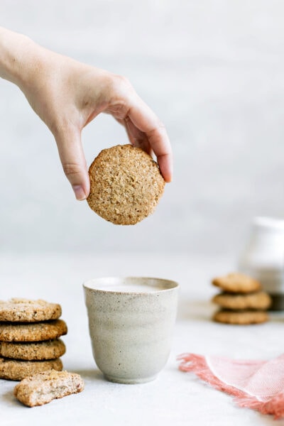 Vegan Snickerdoodles, plant based cookies