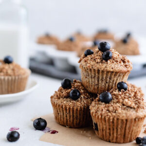 blueberry streusel muffins
