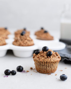 blueberry streusel muffins