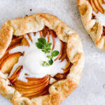 peach galette