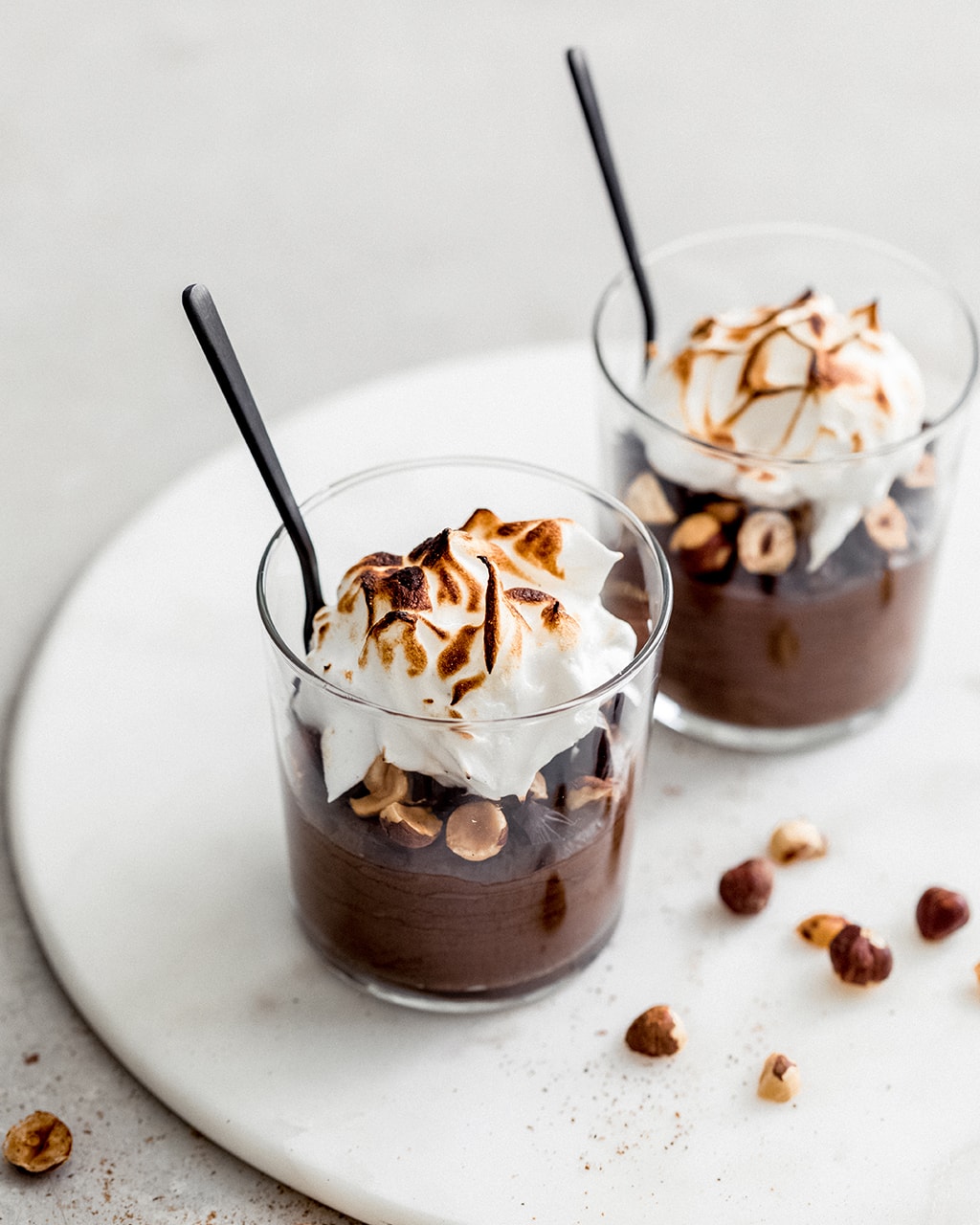 Chocolate Hazelnut Dessert in a glass - PrettySweet