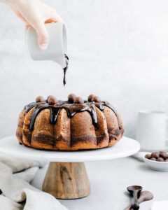 Pumpkin Chocolate Swirl Bundt Cake