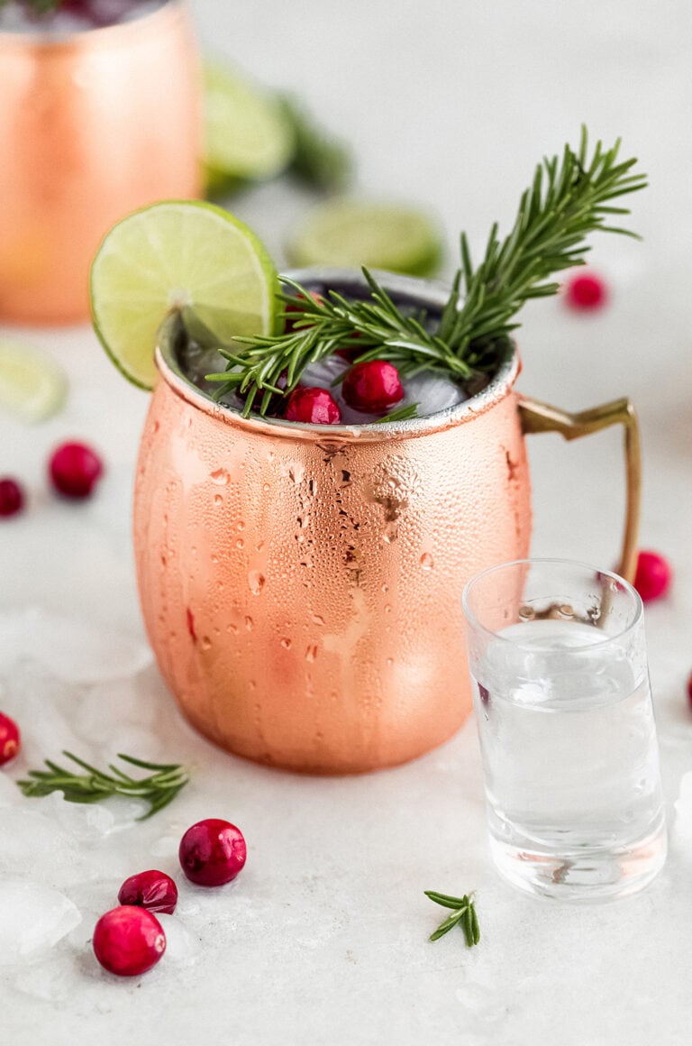 moscow mule, yule mule, holiday cocktail