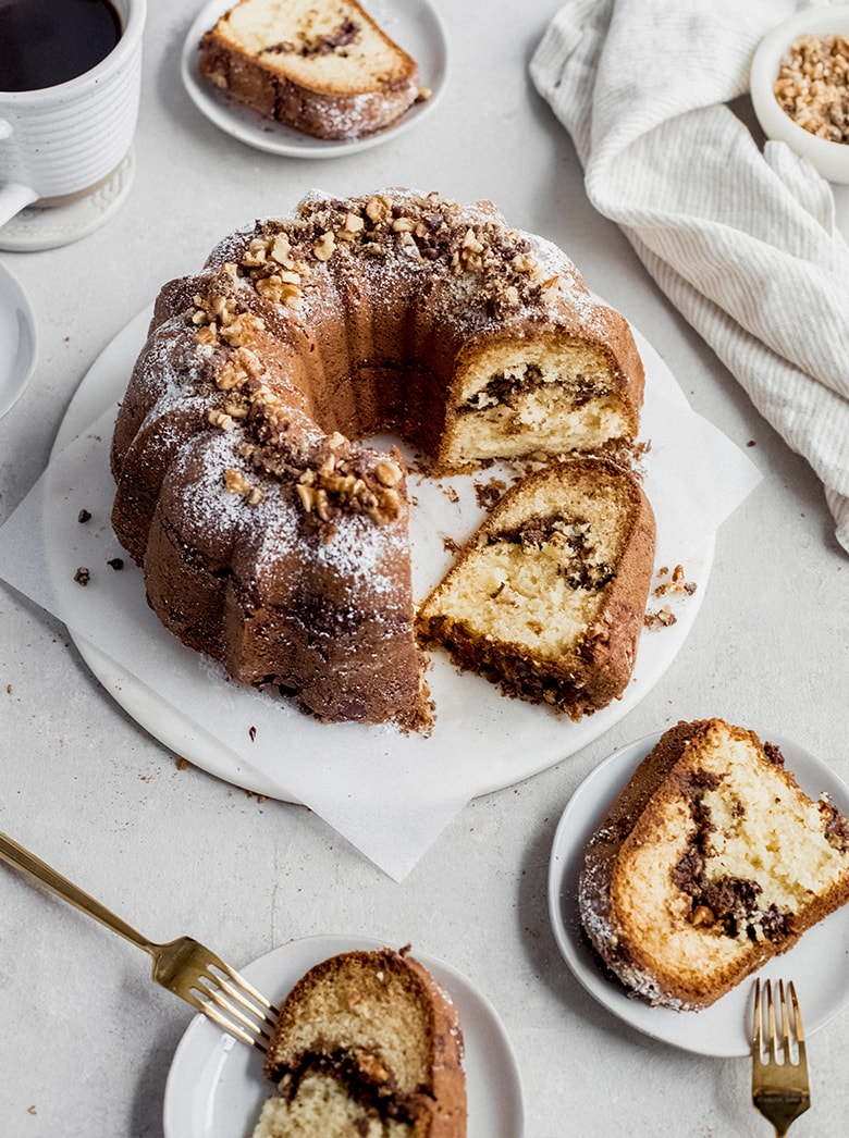 Chocolate Streusel Coffee Cake - Yoga of Cooking