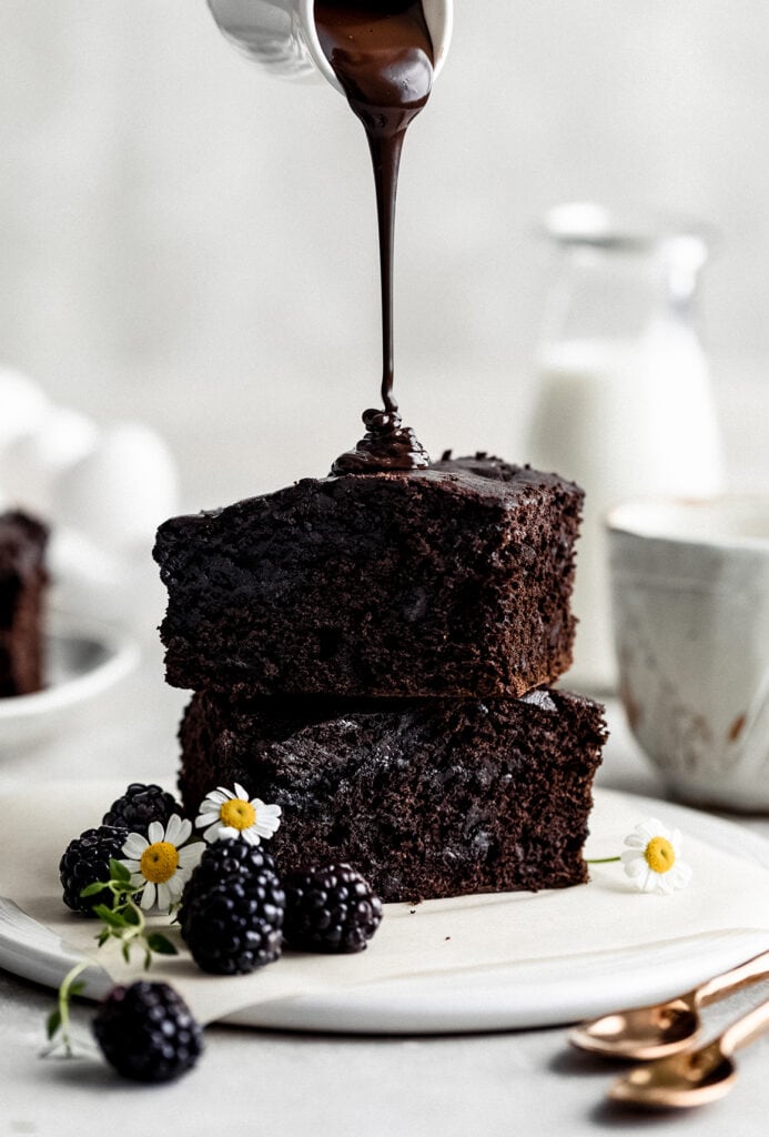 fudgy brownies, blackout brownies