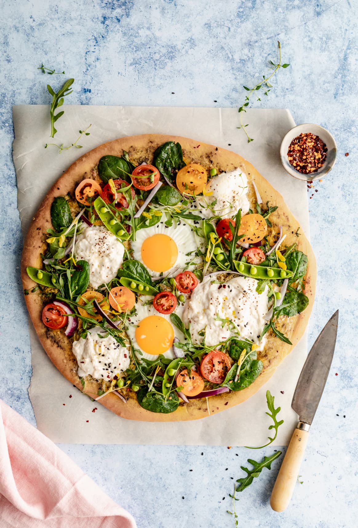 Snap Pea and Burrata Salad - Craving California