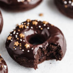 triple chocolate donuts, vegan chocolate donuts