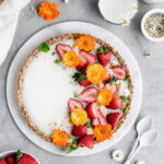 vegan white chocolate tart