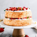 strawberry angel food cake