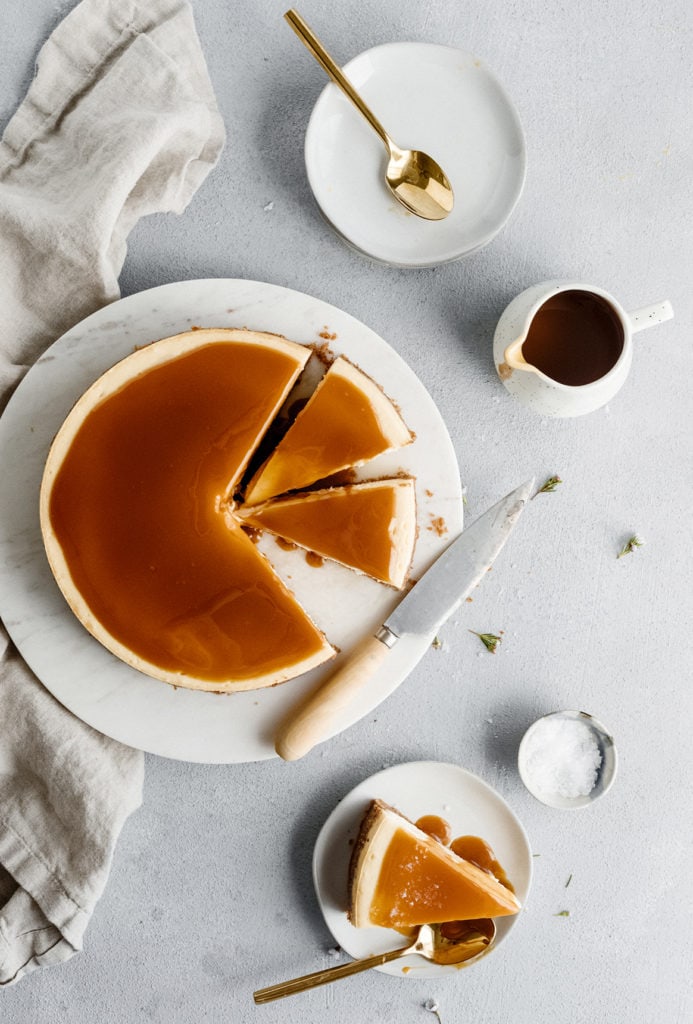 caramel cheesecake