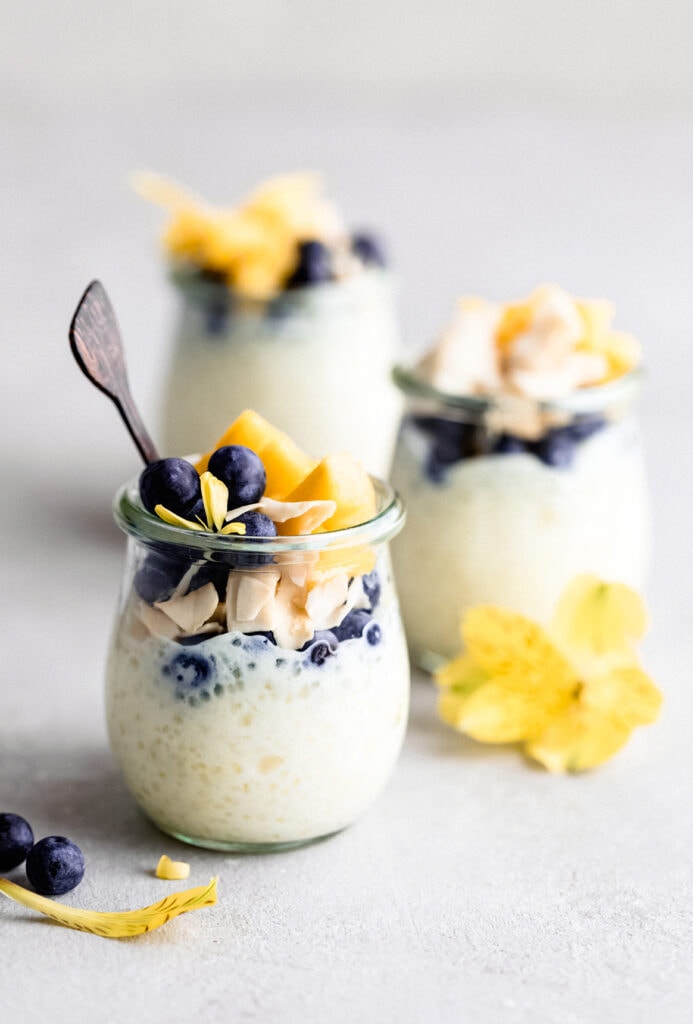 tropical tapioca pudding