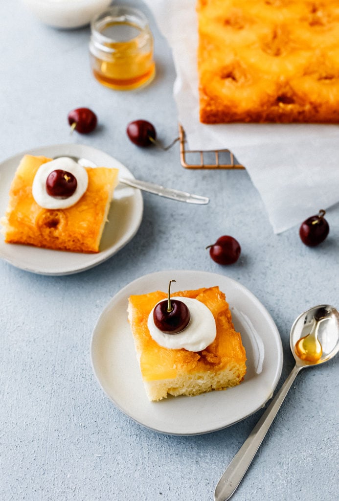 Easy Pineapple Upside Down Cake - And Hattie Makes Three