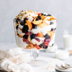 peaches and cream trifle