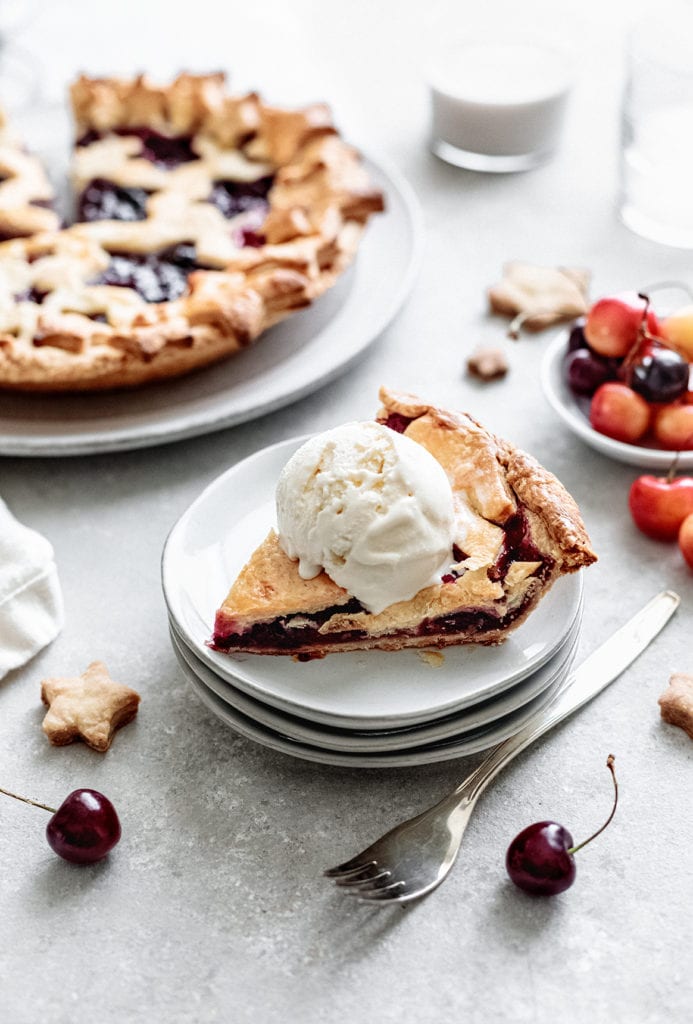 homemade cherry pie