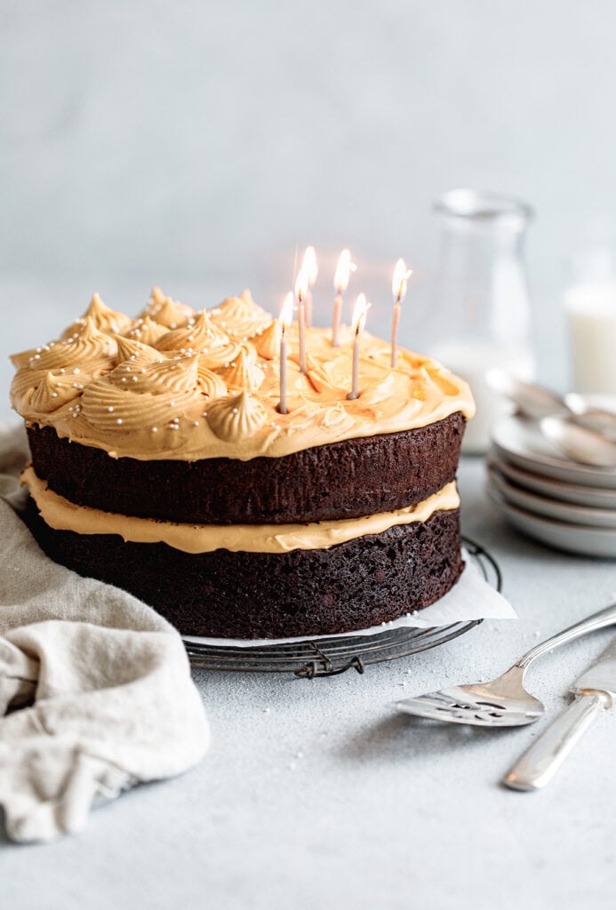 Chocolate Dulce de Leche Cake