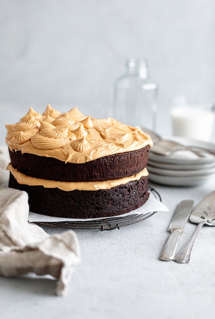 Chocolate Dulce de Leche Cake