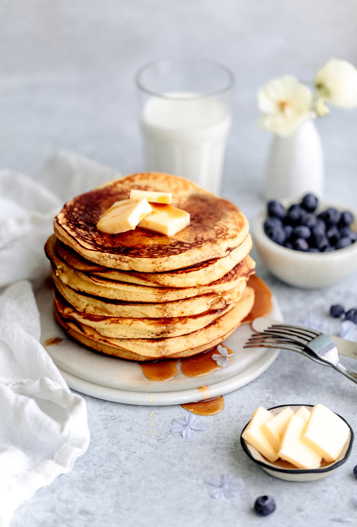 Fluffy Ricotta Pancakes - Yoga of Cooking