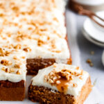 slice of healthy carrot cake