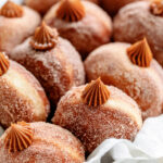 close up of churro donuts