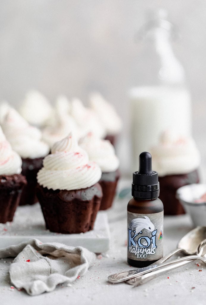 mexican hot chocolate peppermint cupcakes
