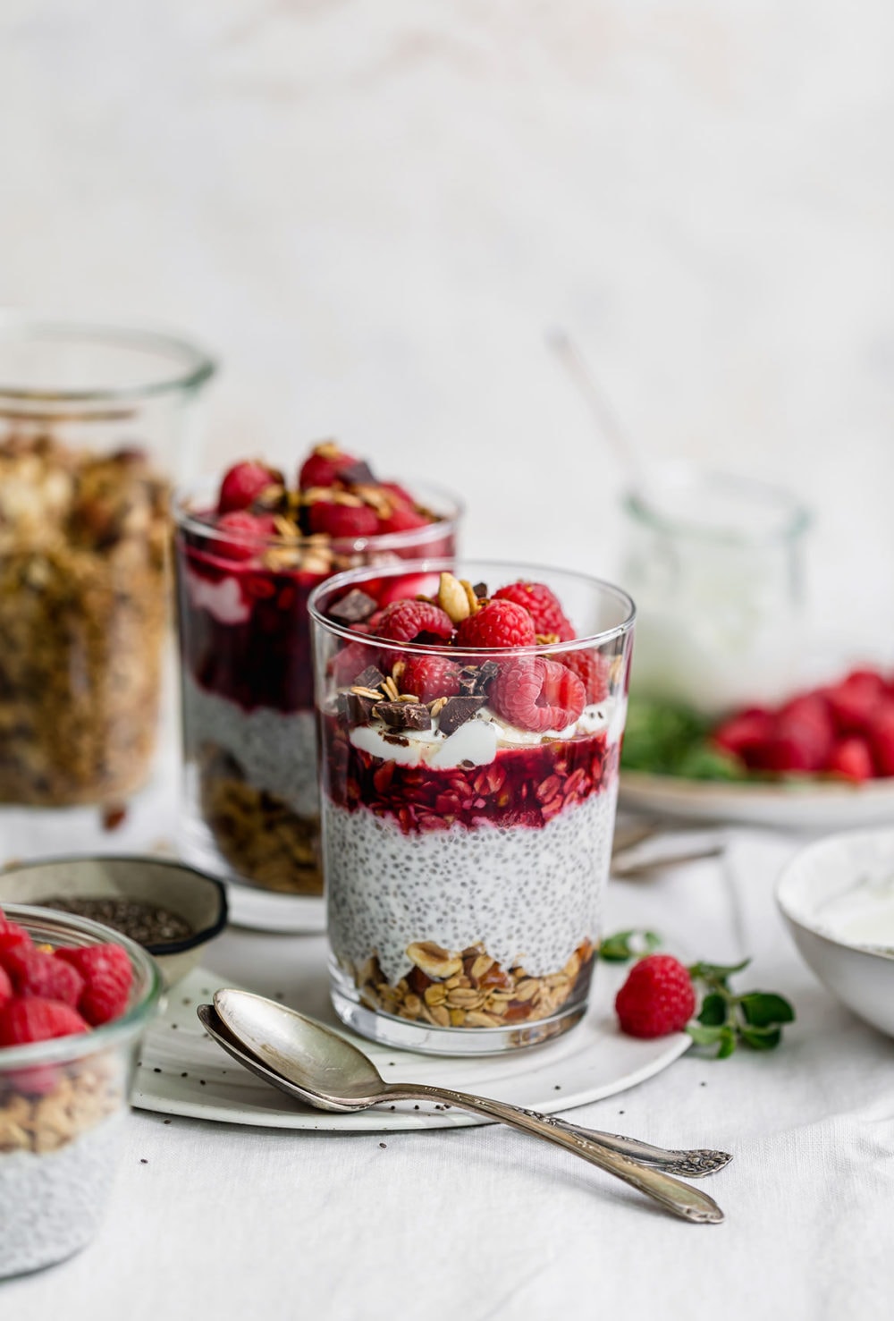 Raspberry Orange Chia Parfait - Yoga Of Cooking