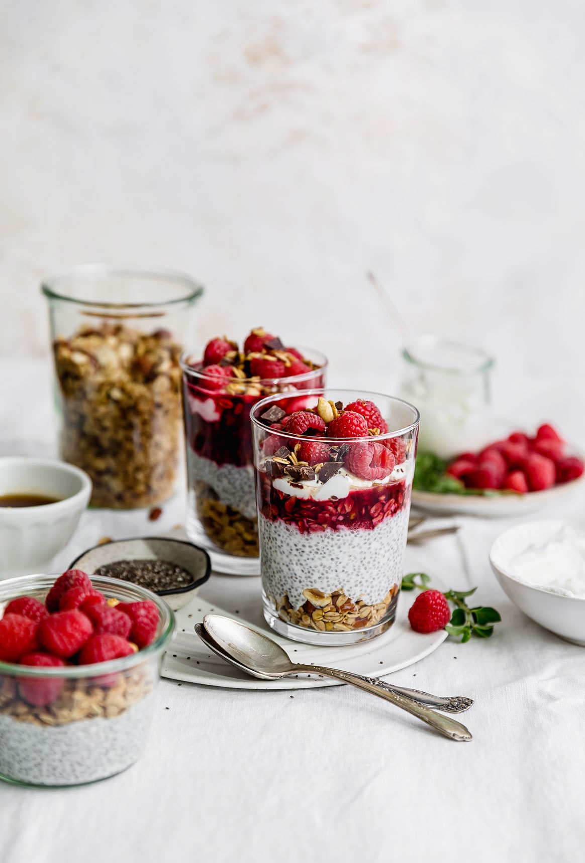 Raspberry Orange Chia Parfait - Yoga of Cooking