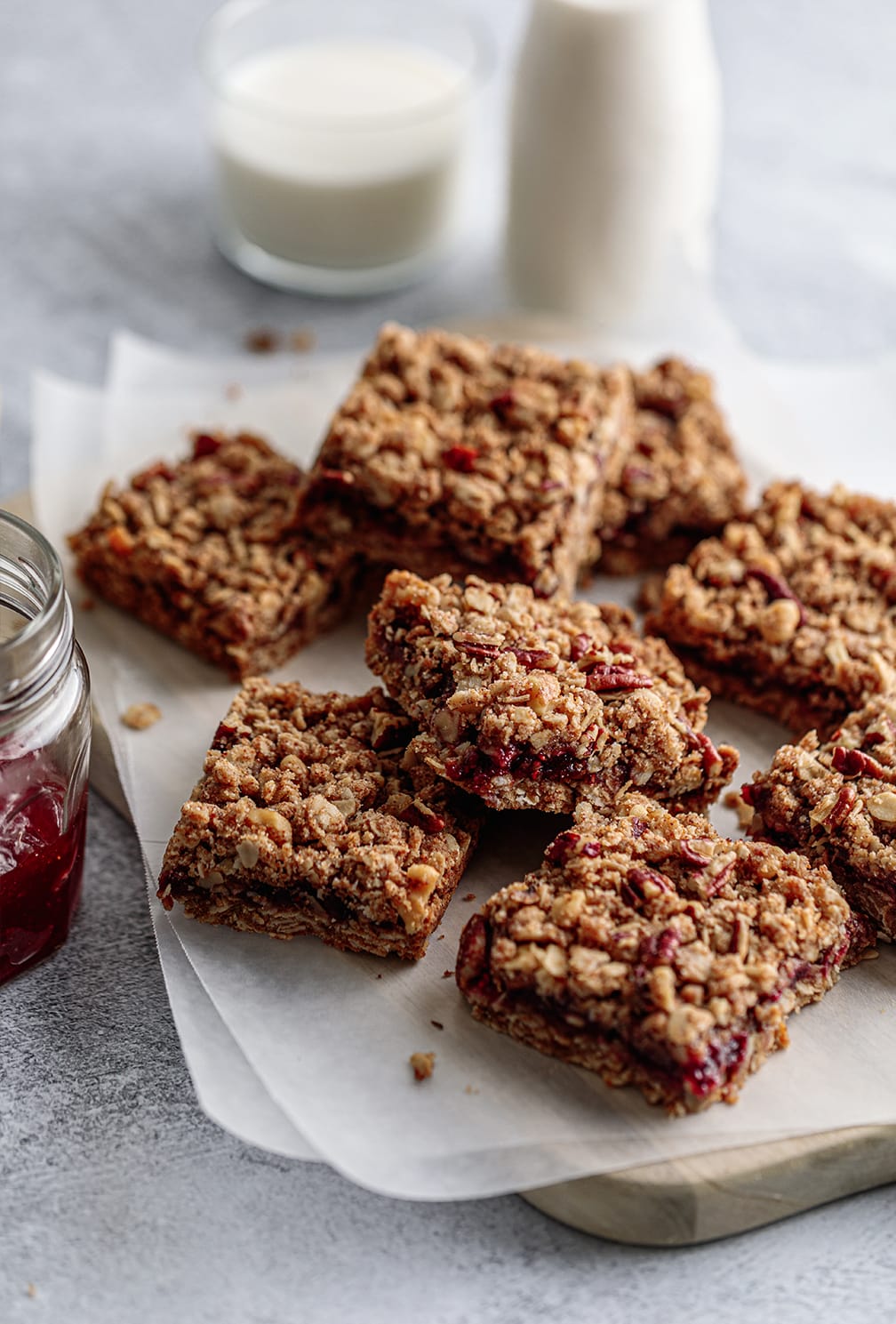 Healthy Raspberry Granola Bars Yoga of Cooking