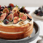 fig and almond 2 layer cake