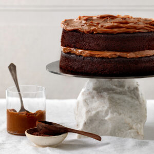 chocolate dulce de leche cake