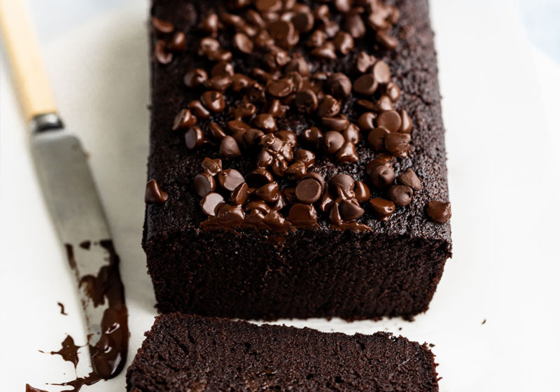 fudgy chocolate loaf cake